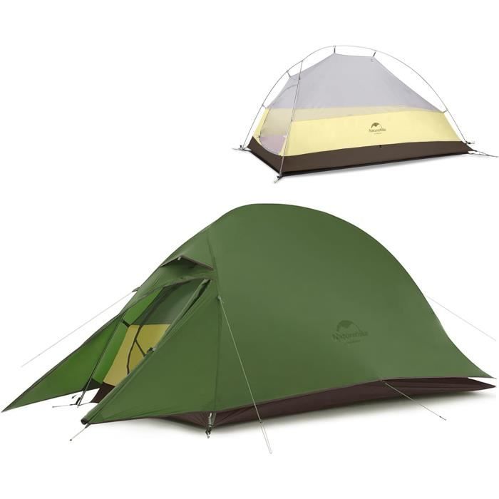Tente De Randonnée Naturehike Cloud-Up 1 - Ultra Légère 1 Personne, Imperméable Et Autoportante