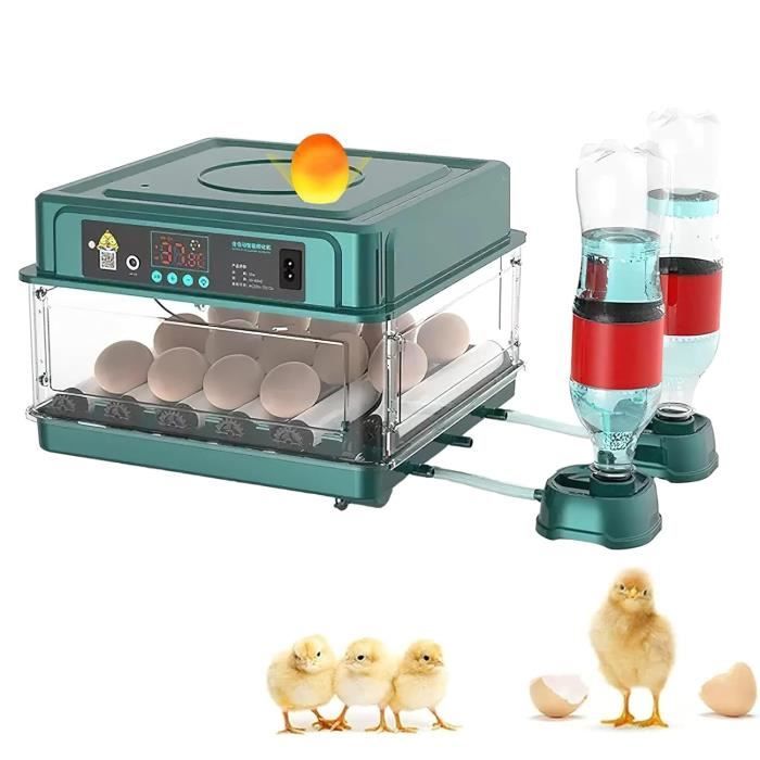 Comparer les prix de Incubateur D'Œufs Automatique, Incubateur De 15 Œufs Avec Système De Rotation Automatique Et Contrôle De La Température, Usag[L18]