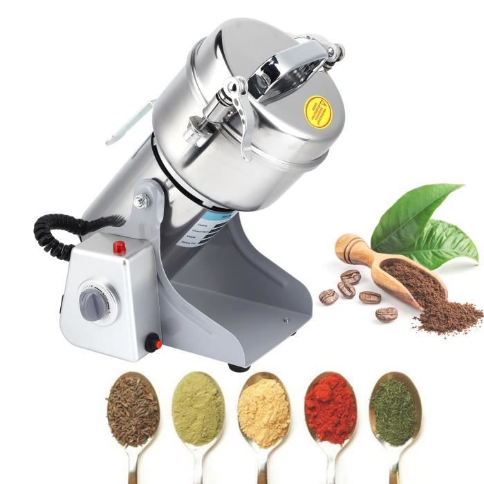 Moulin à Céréales Électrique 150g - Broyeur Haute Vitesse 28000 Tr/min - Pour Épices, Noix, Herbes