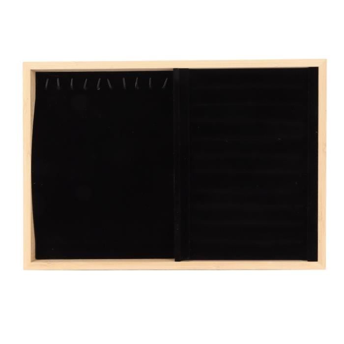 Présentoir à Gemmes 24 Pots En Mousse Noire - Plateau Vitrine Empilable Pour Collection - FindingKing