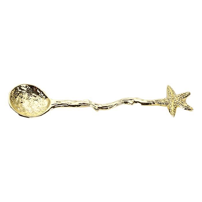 6 Pièces Cuillères Et Fourchettes Rétro Vintage En Alliage De Zinc Sculpté - Accessoires Café, Dessert Et Crème Glacée (Antique Brass)