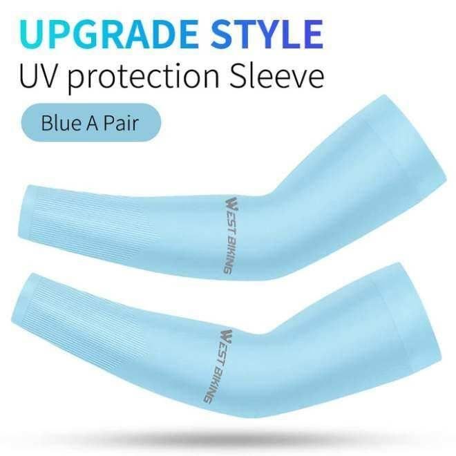 5 Paires De Manches De Protection Solaire Réfléchissantes - Pour Vélo, Course, Sport Outdoor - Élastiques Et Respirantes