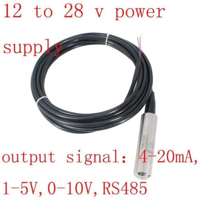 Capteur Niveau Liquide TL-136 4-20mA - Détecteur Eau Huile 0-3m 12-32VDC