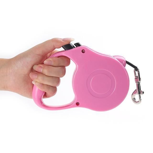 Laisse Double Rétractable Pour 2 Petits Chiens - 10m, Sans Enchevêtrement, LED De Sécurité, Noir