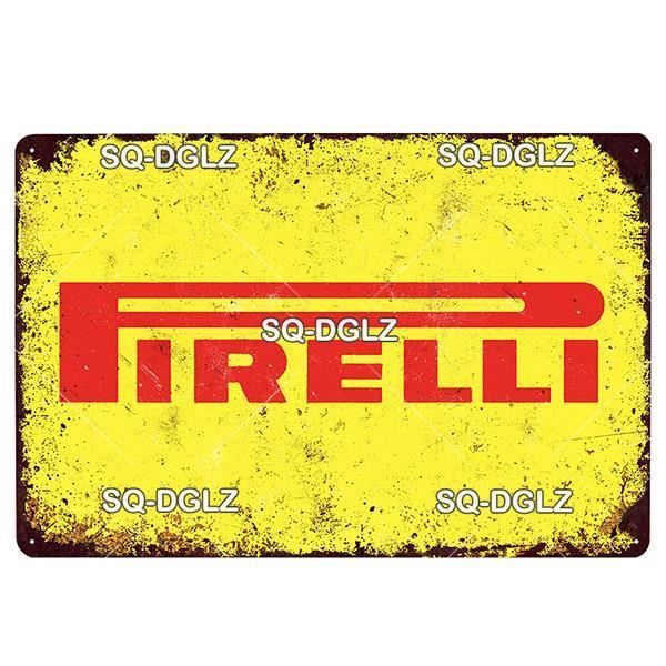 Plaque Métal Vintage Drôle « Pe-psi Cola » - Décoration Murale Garage, Bar, Cave - 20x30 Cm - Style Rétro Rouille
