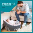 Babymoov Doomoo Nid - Transat bébé - Pouf Evolutif & Multifonctions dès la Naissance - Rabbit Pink-1