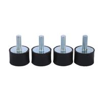 Supports Anti-vibration En Caoutchouc - 4 Pièces Pour Climatisation, Moteur, Pompe, Enceinte - Tailles M3 M5 M6