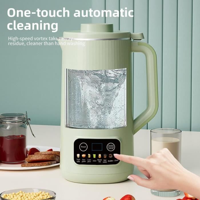 Machine à Lait Végétal Milky Machine 8 En 1 - 1400 Ml, écran Tactile, Autonettoyante - Pour Lait D'avoine, Soja, Amande…