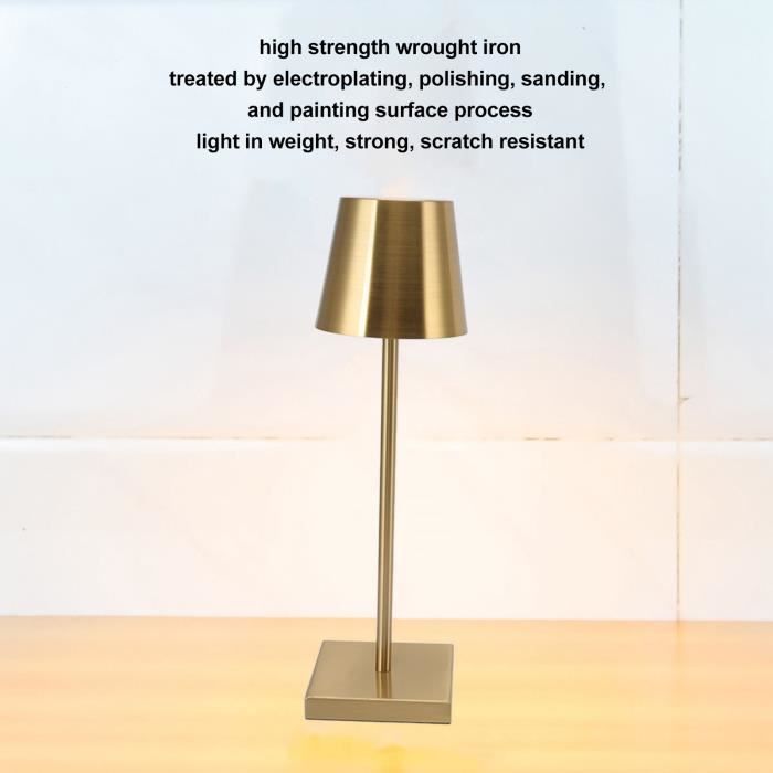 VGEBY Lampe de bureau Lampe tactile LED moderne simple