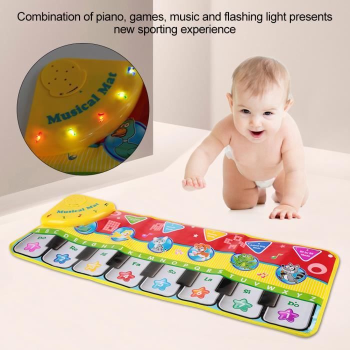 Own1one Jouet Musical Piano Pour Bébé 6 Mois, Jouets De Clavier De Piano Avec Lumiere Jouet Instrument De Musique Enfant Pou Amz