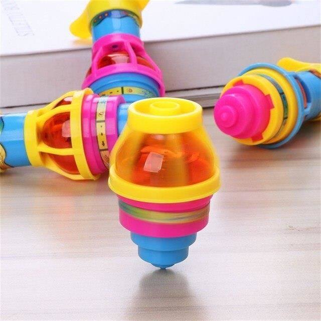 Toupie Lumineuse LED Avec Musique – Jouet Rotatif 7 Couleurs Pour Enfants, Cadeau Idéal