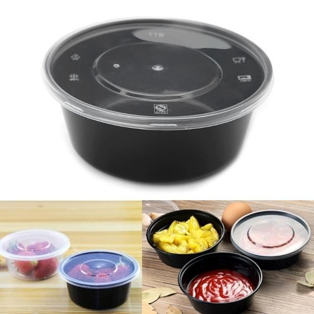 LUNCH BOX,--Bol de soupe à déjeuner en plastique jetable 10 pièces ...