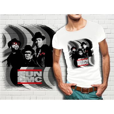 T SHIRT BLANC HOMME TAILLE XL COLLECTION HIP HOP VINTAGE 01 RUN