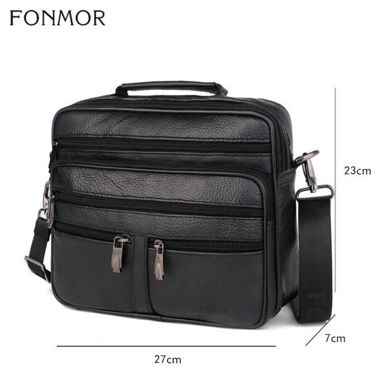 PORTE DOCUMENTS SERVIETTE ATTACHE CASE Fonmor mallette en cuir