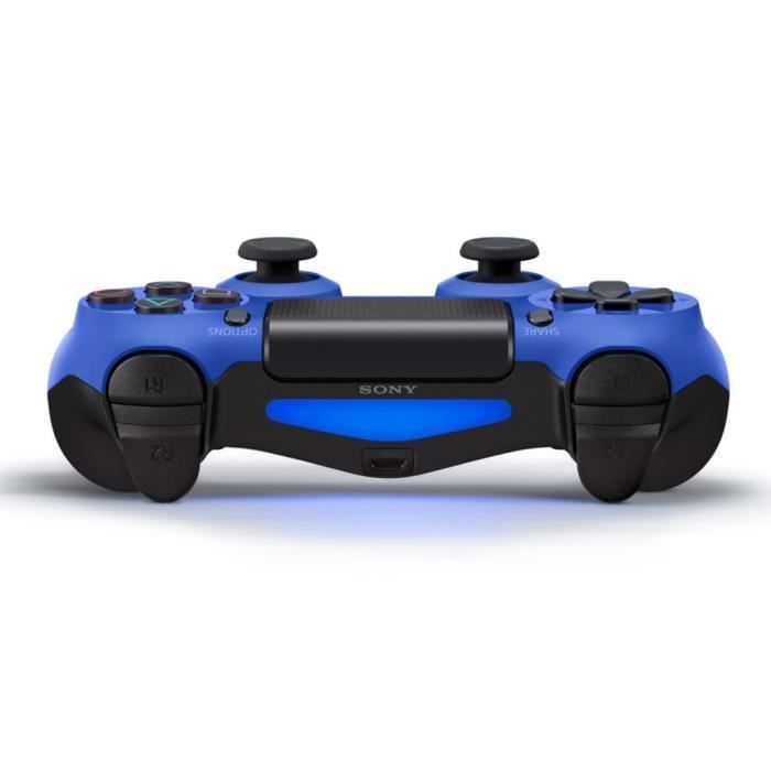 Manette PS4 DualShock V1 Bleue PlayStation Officiel Cdiscount