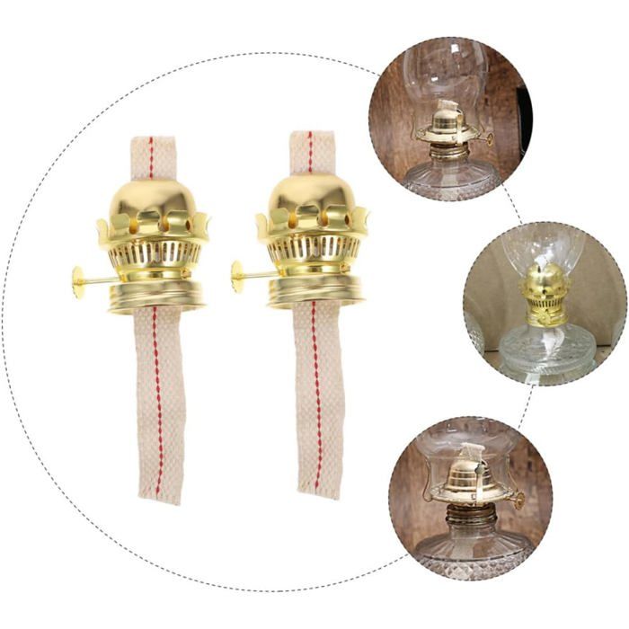 NUOBESTY Support pour Mèche De Lampe à Pétrole Accessoire De Rechange