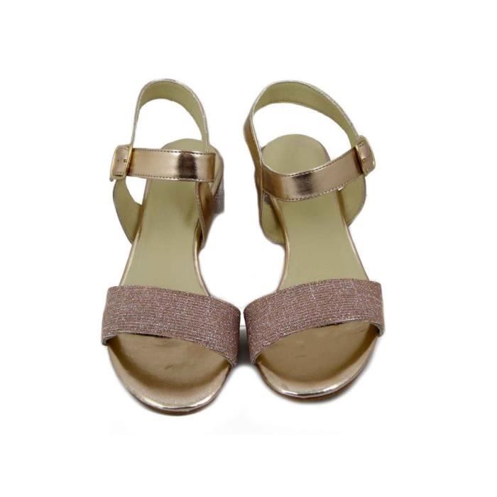 Nu pieds rose poudré sales