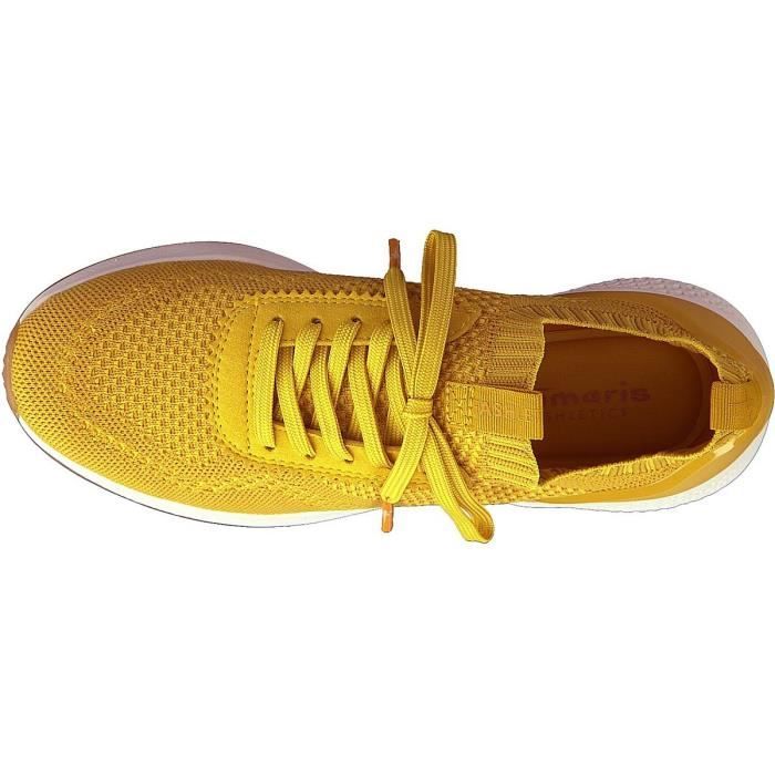 Baskets TAMARIS Fashletics pour femmes Jaune 41 Textile