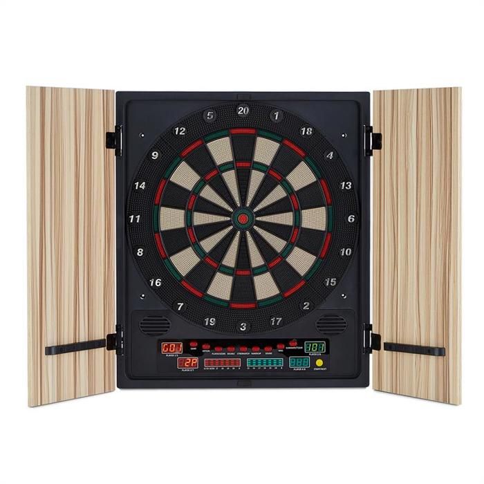 Cible De Jeu De Fléchettes Electronique GMM - 27 Modes Et 216 Variations - Pour 1-8 Joueurs - Jeux - Jouets