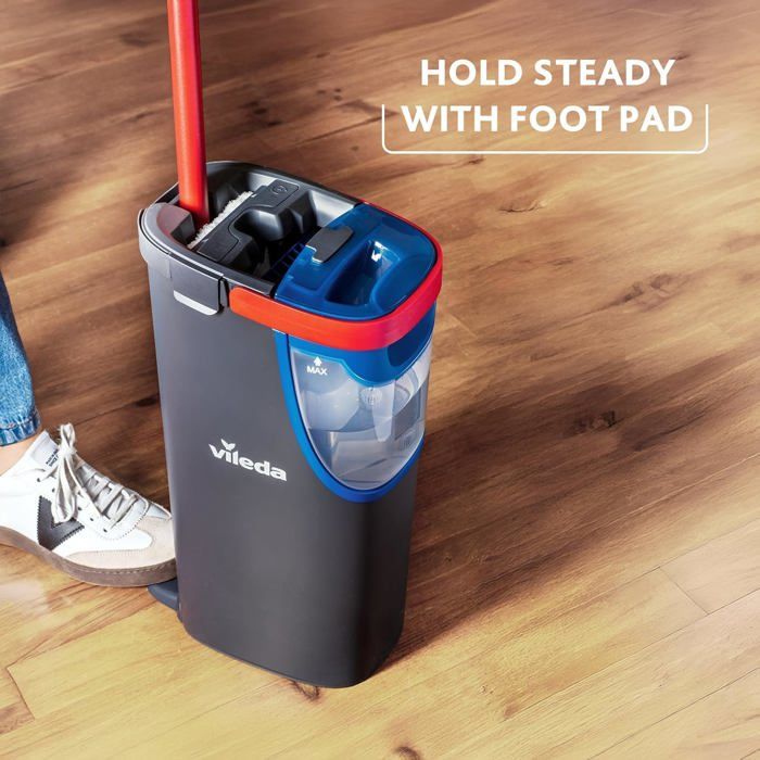 6 Recharges Pour Balai Vileda / O-Cedar H2PrO - Chiffons Microfibre Pour Serpillière, Nettoyage Sols Durs