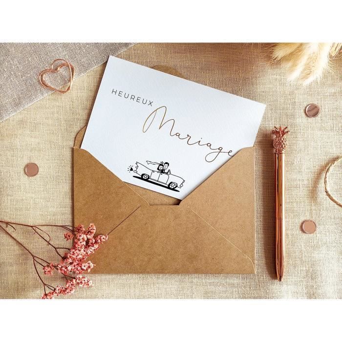 Carte de vœux avec enveloppe-Maribel79
