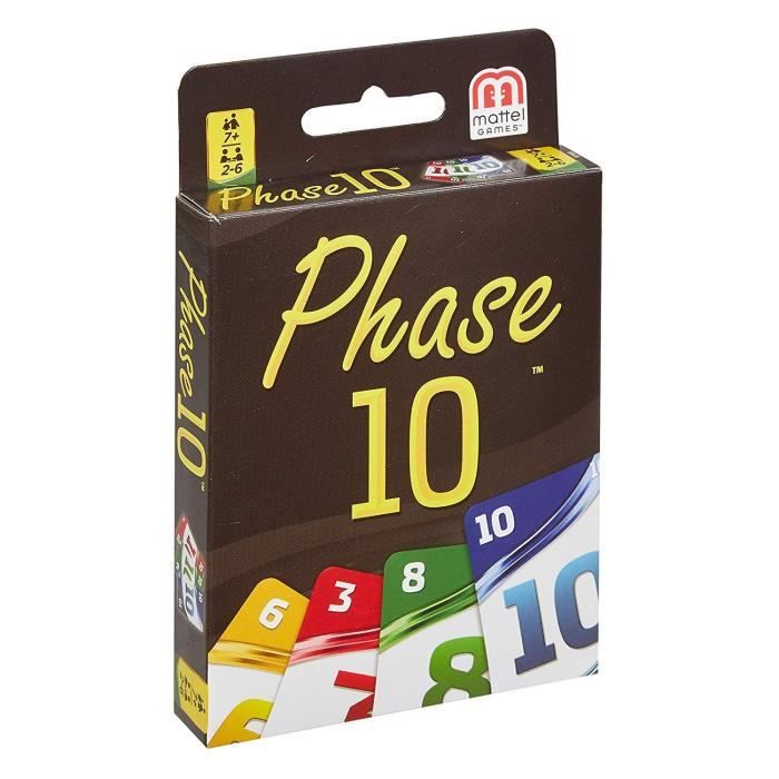 Phase 10 Twist Wickedly Wild Rami Jeu Cartes Tableau Phases Porte-carte  Manquant