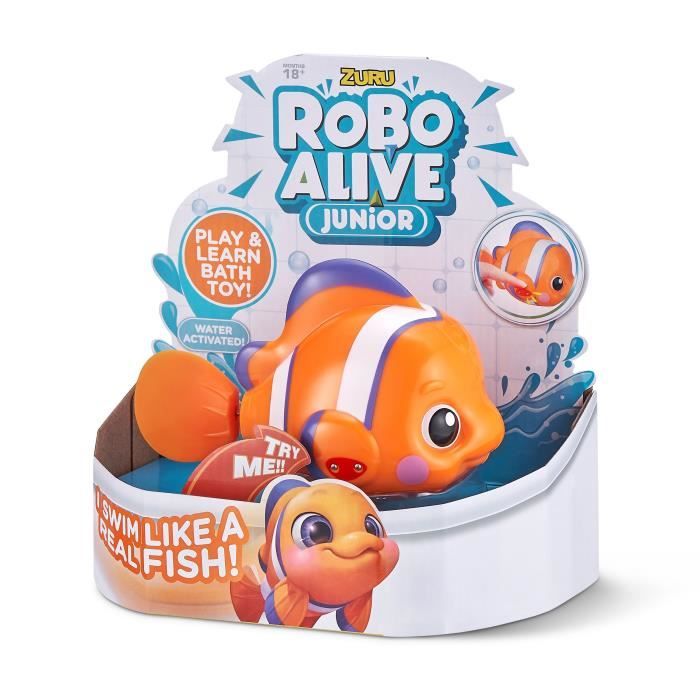 Jouet de bain - ZURU - Robo Fish Junior Némo - Orange - Mixte - Plastique -  Cdiscount Puériculture & Eveil bébé