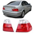 2 FEUX ARRIERE BMW SERIE3 E46 BERLINE PHASE 1 DE 1998 A 09/2001 TYPE M3 LOOK PACK M-0