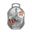 Coffret secours 6 ampoules voiture H4 12 Volts Osram Ref 873398-0