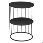 ATMOSPHERA CRÉATEUR D'INTÉRIEUR Table d'appoint "Kobu" noir D36cm - Atmosphera createur d'interieur