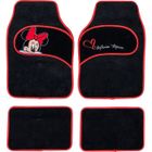Tapis de voiture - Tataway - Universels - Broderie Minnie - 4 pièces - Moquette