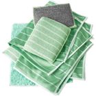 FOLAYA Lot de 6 Chiffon Bambou Microfibre pour Vitres Miroirs Carreaux Carrosserie Microfibre Bambou Vitre Ménage Salle de Bain