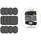 RNGCPTO 12Pcs Électrode de Ceinture,Compatible avec Abs Series, Électrode de Rechange pour Slendertone Ceintures Musculation Abdo
