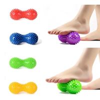 Boule d'arachide massage des pieds rouleau PVC fournitures de yoga barb massage aux arachides handball yoga fitness ball gonflable a