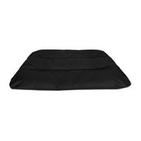 BedDog lit pour chien REX, 2en1, coussin, panier pour chien [XXXL env. 140x110cm, BLACK (noir)]