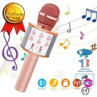 INN chanson artefact microphone microphone audio intégré sans fil Bluetooth maison enregistrement KTV en direct haut-parleur polyval