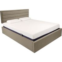 Tête de lit STADA beige pour lit 160x200 cm - OMYZ - Classique - Intemporel