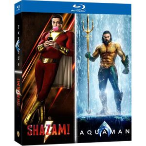 BLU-RAY FILM Coffret Blu-Ray Nouveaux Héros : Aquaman / Shazam 