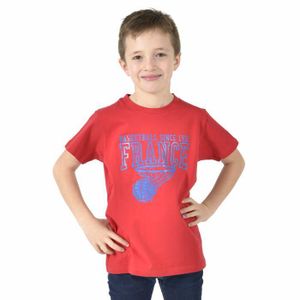 T-SHIRT T-shirt France basketball - TEESHIRT3ROUGEFrance8A