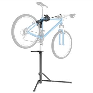 Support d'entretien de vélo, support de réparation portable, 2 crics de guidon, conception de support robuste, léger, convient aux vélos de route, VTT, réparation extérieure, entretien à domicile Support d'entretien de vélo, support de réparation portable, 2 crics de guidon, conception de support robuste, léger, convient aux vélos de route, VTT, réparation extérieure, entretien à domicile