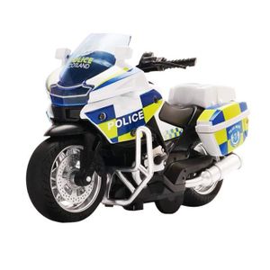 MOTO Blanc-Mini jouet de course de moto pour hommes, en