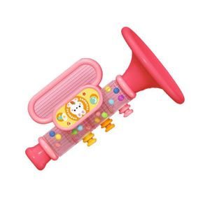 TROMPETTE Jouet de trompette pour enfants Enfants Trompette Jouet Mignon Dessin Animé Couleurs Vives Multi Fonctionnel Bébé Rose 90465