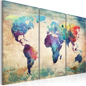 Carte muni de liège mural cadre bois naturel Carte du monde pour marquer  les voyages Plateau en liège Cadeaux originaux pour 83 - Cdiscount Maison