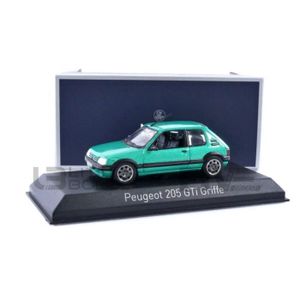 VÉHICULE CIRCUIT Voiture Miniature de Collection - NOREV 1/43 - PEUGEOT 205 GTi Griffe - 1990 - Green