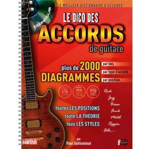 MÉTHODE Le Dico des 2000 Accords de Guitare - P. Guilleminot (+ audio)
