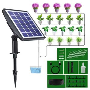 PROGRAMMATEUR ARROSAGE Systèmes d'irrigation solaires automatiques, kits d'irrigation automatiques et balcons, terrasses, jardins 1 traînée 15