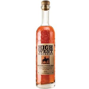 WHISKY BOURBON SCOTCH PETILLANT HIGH WEST WHISKEY RENDEZVOUS RYE 70 CL