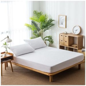 Kadolis Al/èse Drap Housse 2 en 1 pour Lit B/éb/é 70X140 cm Gris Clair