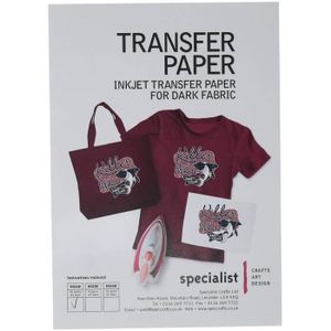 PPD PPD-107-10 Lot de 10 feuilles de papier transfert pour imprimantes /à jet dencre et textiles fonc/és Format A3