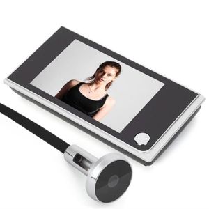 ÉCRAN VIDÉOSURVEILLANCE 3.5 pouces sonnette numérique LCD 120 degrés caméra couleur IR caméra visionneuse de porte moniteur CD ménage surveillance en